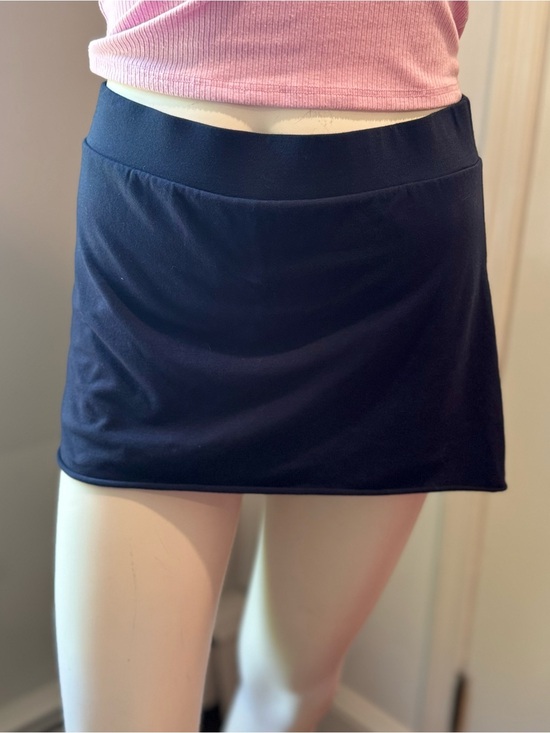 Brandy Melville Dresses & Skirts - Brandy Melville Navy Mini Skirt Built-In Shorts | One Size